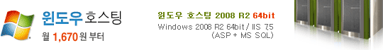 윈도우호스팅